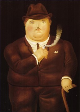 Fernando Botero Werke - Mann im Smoking Fernando Botero